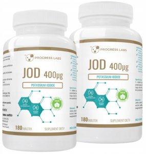 Bodymax PROGRESS LABS_Jod 400 jednostek suplement diety 180 tabletek 2