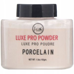 J.CAT BEAUTY_Luxe Pro Powder sypki puder utrwalający 103 Porcelain 42g 2