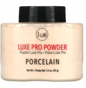 J.CAT BEAUTY_Luxe Pro Powder sypki puder utrwalający 103 Porcelain 42g 5