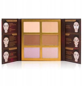 J.CAT BEAUTY_Symphony Face Obsession paleta do konturowania twarzy 101 Light / Medium 27,5g 1