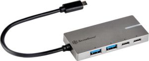 HUB USB SilverStone 2x USB-C  + 2x USB-A 3.1 Gen1 (SST-EP09C) 1