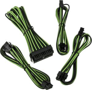 BitFenix Zestaw kabli, Czarno-zielony (BFX-ALC-EXTKG-RP) 1