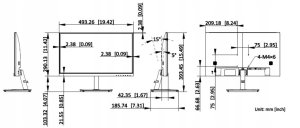 Monitor Hikvision DS-D5022F2-1P2 - Flachbildschirm (TFT/LCD) - 54,6 cm (DS-D5022F2-1P2) 2