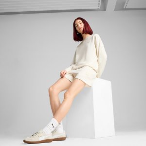 Puma moteriškos antblauzdžiai ESS ELEVATED MD, natūralios baltos spalvos 3