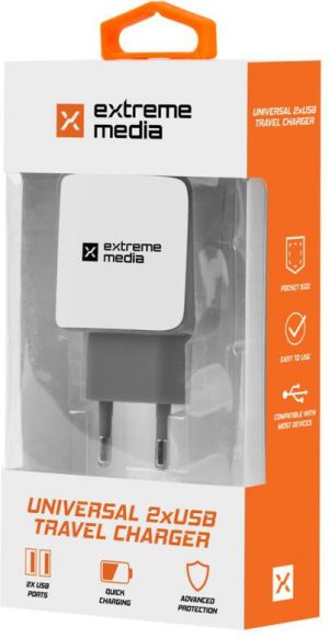 Ładowarka Natec Extreme Media 2x USB-A 2.1 A (NUC-0996) 1