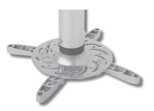 Uchwyt do projektorów Techly Ramię 110-190 cm, sufitowe, srebrne (301597) 2