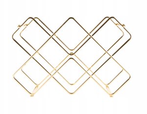 Metalowy stojak na wino DIAMONDS, 40,5 x 27,5 x 15,5 cm 3