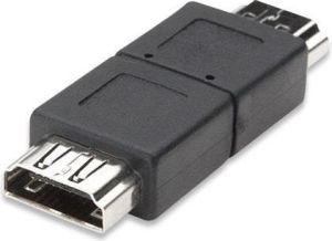 Adapter AV Techly HDMI - HDMI czarny (307599) 1
