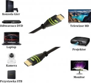 Kabel Techly HDMI - HDMI 15m czarny (304505) 4