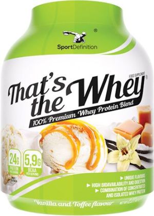 Sport Definition Thats the Whey Vanilla Toffee 2,27 kg 1