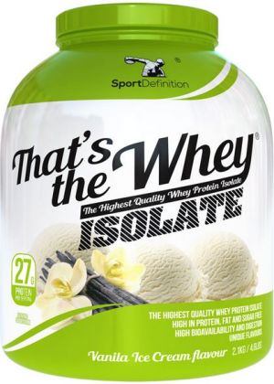 Sport Definition Thats The Whey ISOLATE Lody Waniliowe 2,1kg 1