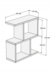 Staliukas Kalune Design Zet, rudas 4