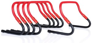 Reguliuojamos treniruočių kliūtys Gymstick 15-30 cm, 5 vnt. 1