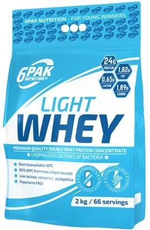 6PAK Nutrition Light Whey White Chocolate Lemon 2000g 1