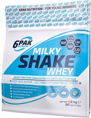 6PAK Nutrition Milky Shake Whey Vanilla 1800g 1