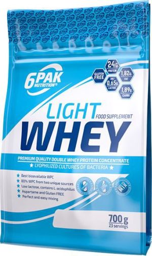6PAK Nutrition Light Whey White Chocolate Lemon 700g 1
