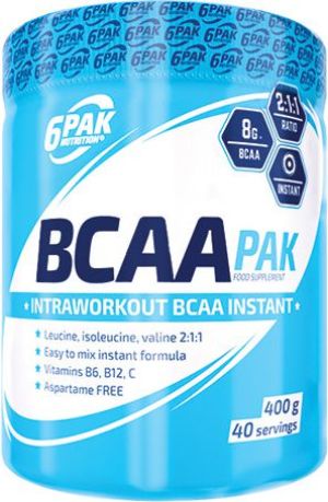 6PAK Nutrition BCAA PAK Lychee Grape 400g 1
