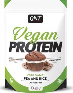 QNT QNT Vegan Protein 500g / muffinka czekoladowa - QNT/029#MUFCZ 1