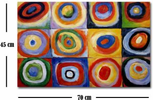 Reprodukcija Farbstudie Quadrate (Wassily Kandinsky) 2