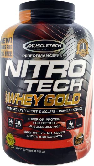 MuscleTech Nitro-Tech 100% Whey Truskawka 1,13kg 1