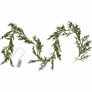 Šviesos ant baterijų žalia 20 LED AA 0,6W 180cm Lummer 612-64 1