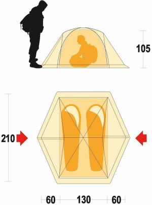 Namiot turystyczny Ferrino Namiot dwuosobowy Gobi 2 Zielony (F91199) 3