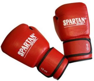 Spartan Rękawice bokserskie czerwone r. 10oz (S810) 1