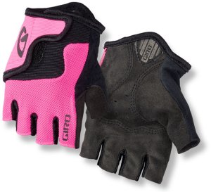 Rękawiczki juniorskie GIRO BRAVO JR krótki palec screaming teal neon pink roz. M (obwód dłoni 152-162 mm / dł. dłoni 160-165 mm) (NEW) 3