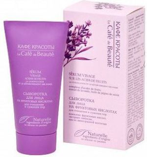 Le Cafe de Beaute Oczyszczające i zwężające pory serum do twarzy z kwasami owocowymi dla cery tłustej i problematycznej 30ml 2