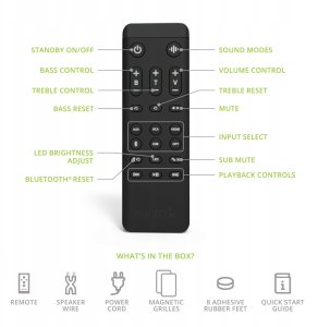 Głośniki aktywne Kanto REN Kolor: Biały 8