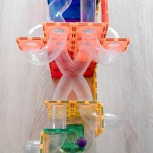 CONNETIX Rainbow Ball Run Expansion Pack 66 el kulodrom magnetyczny 3+ 5