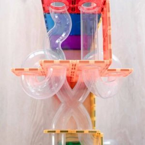 CONNETIX Rainbow Ball Run Expansion Pack 66 el kulodrom magnetyczny 3+ 6