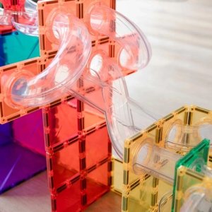 CONNETIX Rainbow Ball Run Expansion Pack 66 el kulodrom magnetyczny 3+ 7