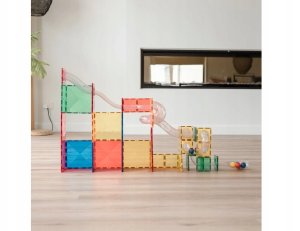 CONNETIX Rainbow Ball Run Expansion Pack 66 el kulodrom magnetyczny 3+ 10