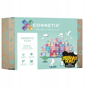 CONNETIX Pastel Creative Pack 120 el kreatywny zestaw klocków magnetycznych 3+ 1
