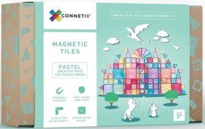 Swede CONNETIX Pastel Creative Pack 120 el kreatywny zestaw klocków magnetycznych 3+ 14