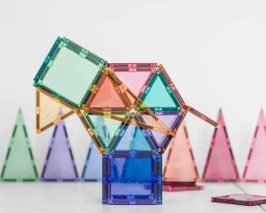 Plus Plus CONNETIX Pastel Mini Pack 32 el klocki magnetyczne 3+ 3