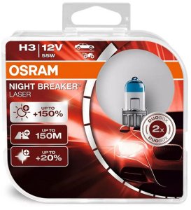 OSRAM 4062172388160 halogen lyskilde Night Breaker® Laser Next Generation H3 55 W 12 V 1