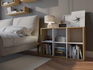 Regał Malax MINI 2X3 ARTISAN BIEL 2