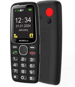 Vega Telefon GSM Mobiola MB800 Czerwony z ładowarką biurkową, DualSIM 2