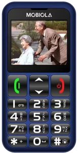Mobiola Telefon GSM Mobiola MB700 Niebieski 2G z ładowarką biurkową dla seniora 3