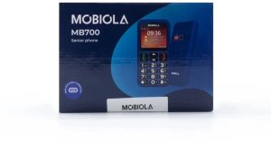 Mobiola Telefon GSM Mobiola MB700 Niebieski 2G z ładowarką biurkową dla seniora 4