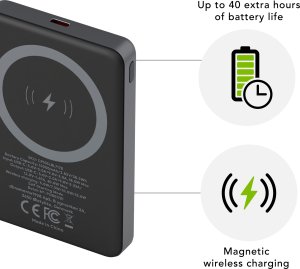 dbramante1928 re-charge, 10000 mAh, Wireless charging, 3.85 V, Grey 5