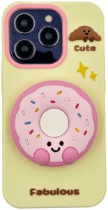 ETUI CASE 3D DONAT Z PODSTAWKĄ IPHONE 14 standard 1
