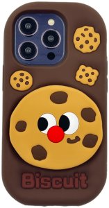 ETUI CASE 3D BISCUIT Z PODSTAWKĄ IPHONE 13 standard 1