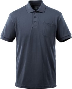 MASCOT 51586-968-010, Shirt, Man, Navy, XL, Cotton, Polyester, 5% 1