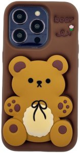 ETUI CASE 3D BEAR Z UCHWYTEM IPHONE 16 PRO standard 1