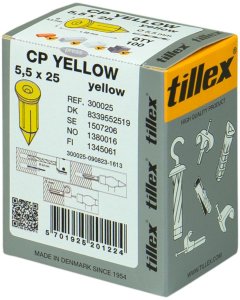 Tillex Kołki gwoździowe 5,5x25mm żółty sp (1343664) 2