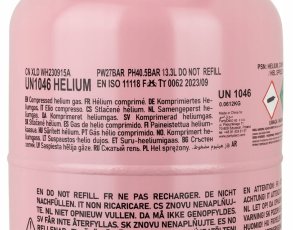 Party Deco Butla z helem róż 50 balonów (36413) 11