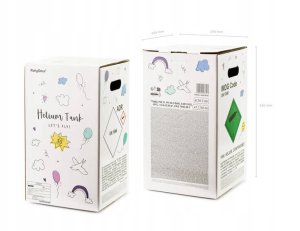 Party Deco Butla z helem róż 50 balonów (36413) 6